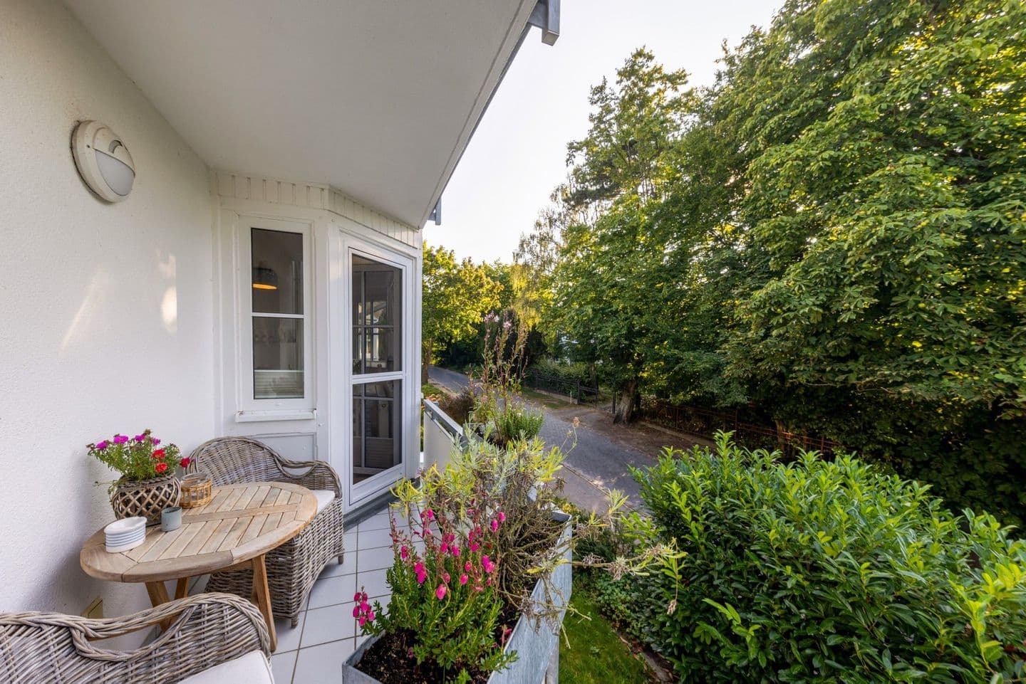 Ferienwohnung Hafenglück in Lauterbach in Putbus – Balkon