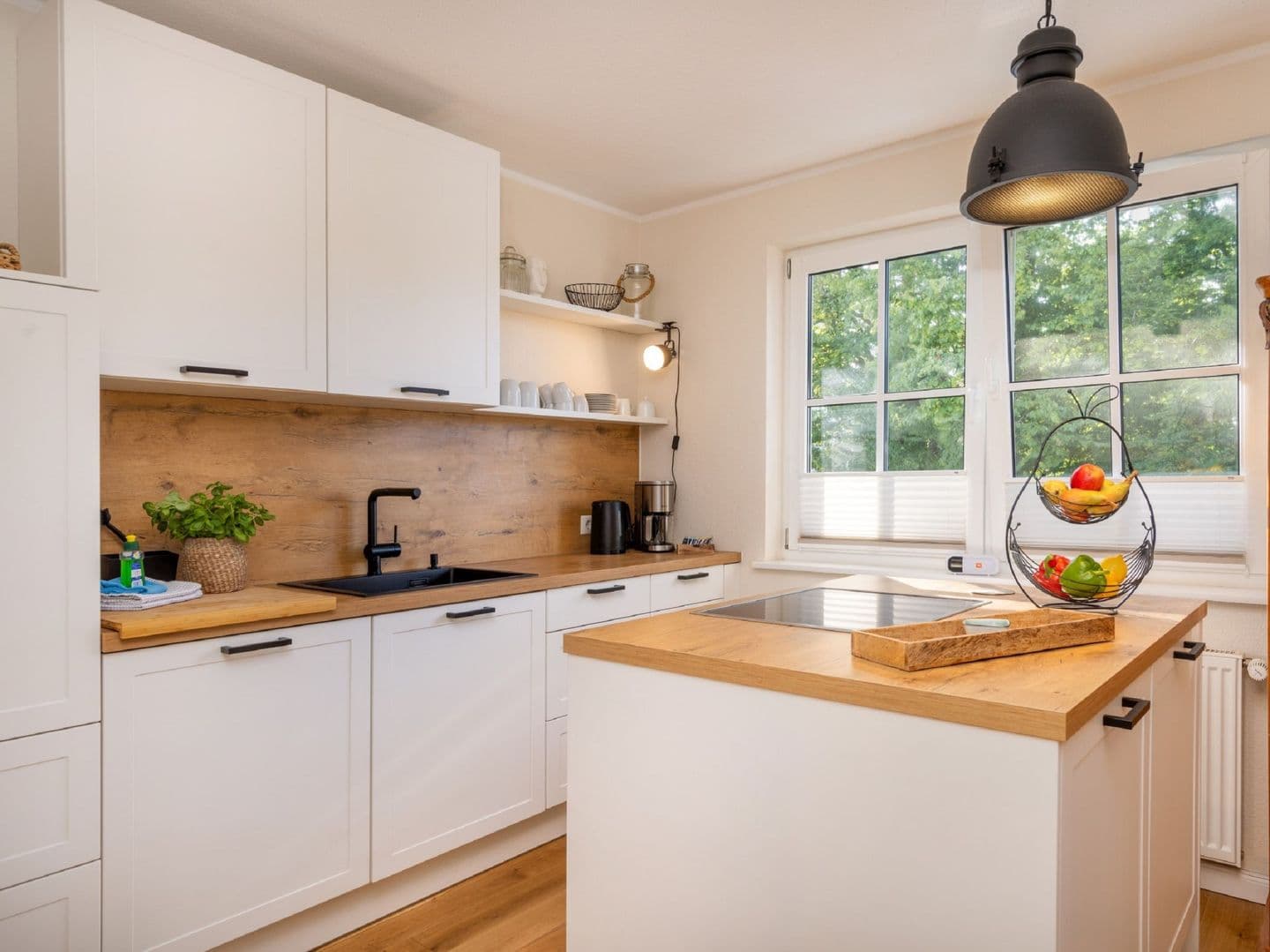 Ferienwohnung Hafenglück in Lauterbach in Putbus – Küche