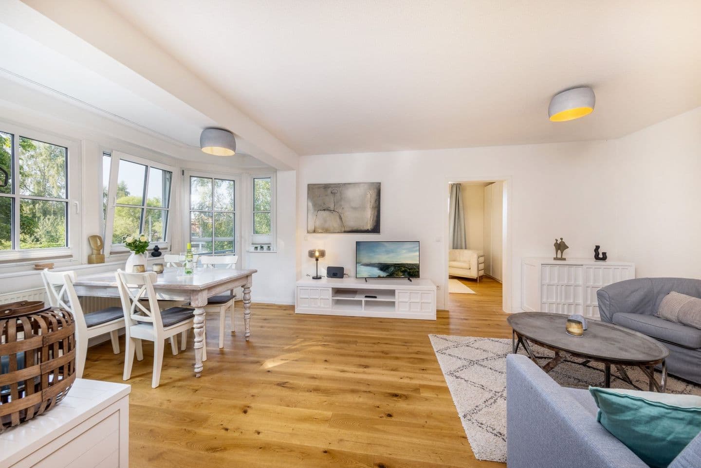 Ferienwohnung Hafenglück in Lauterbach in Putbus – Wohnzimmer
