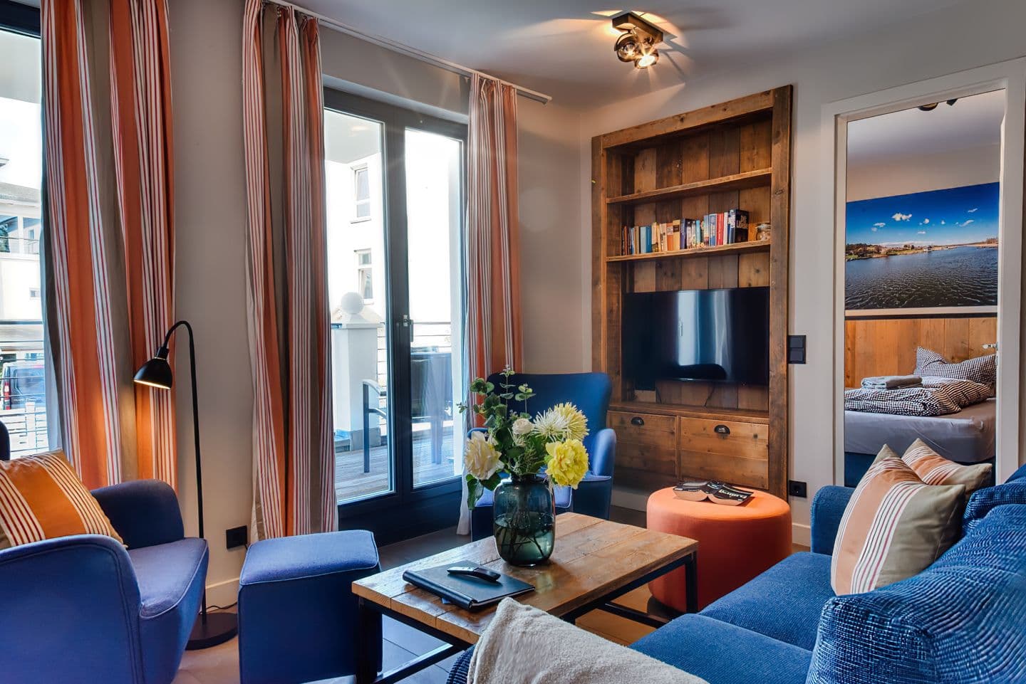 Ferienwohnung Heimathafen 3 Villa Martha Binz in Binz – Wohnzimmer