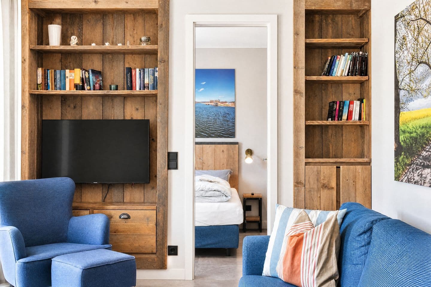 Ferienwohnung Heimathafen 3 Villa Martha Binz in Binz – Wohnzimmer