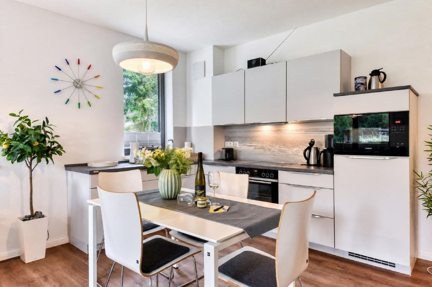 Ferienwohnung Inselglück 3 Parkvillen Carlota und Candela Baabe in Baabe – Küche