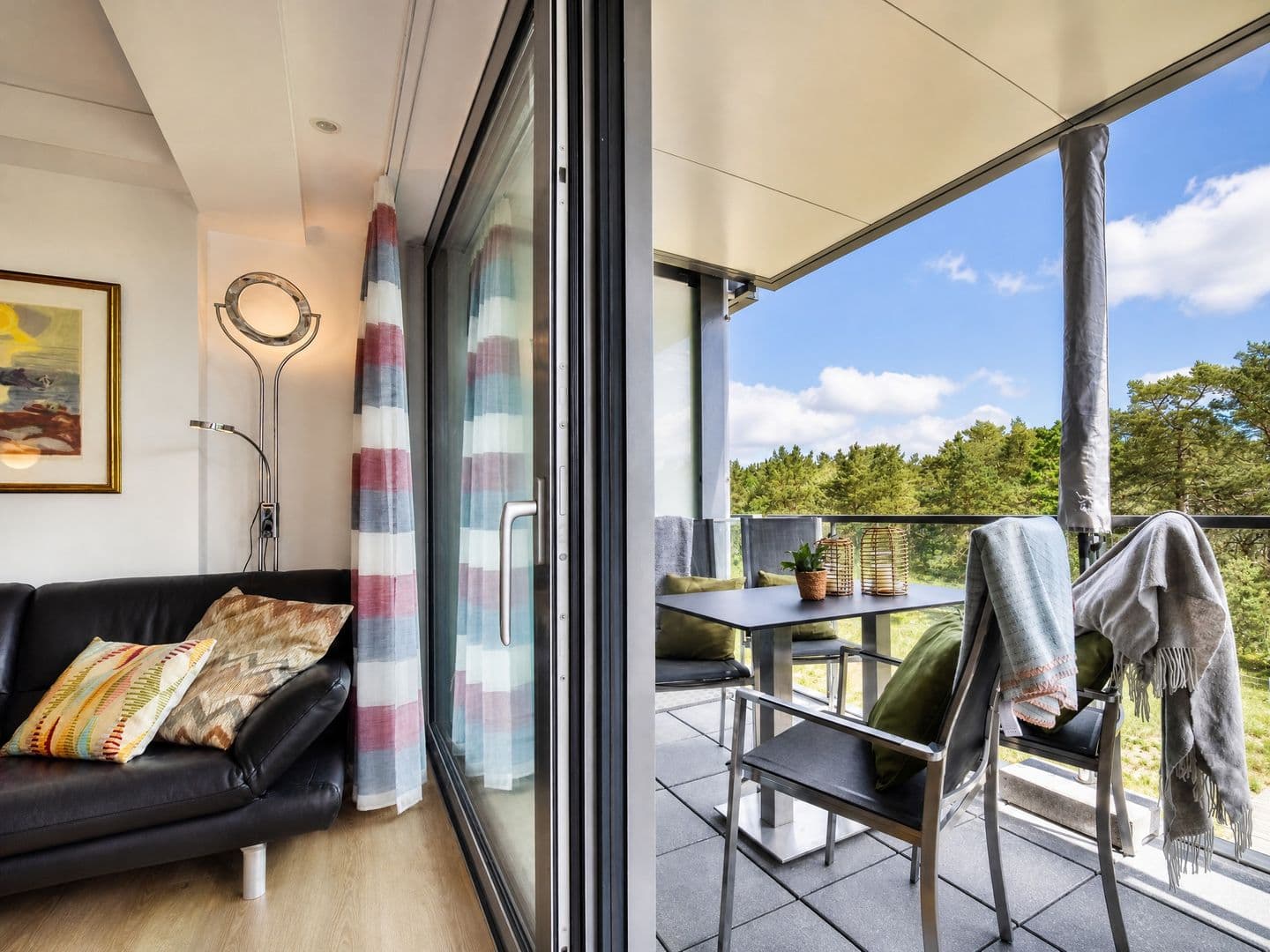 Ferienwohnung Kiek in im Haus Wittow Prora in Prora – Balkon