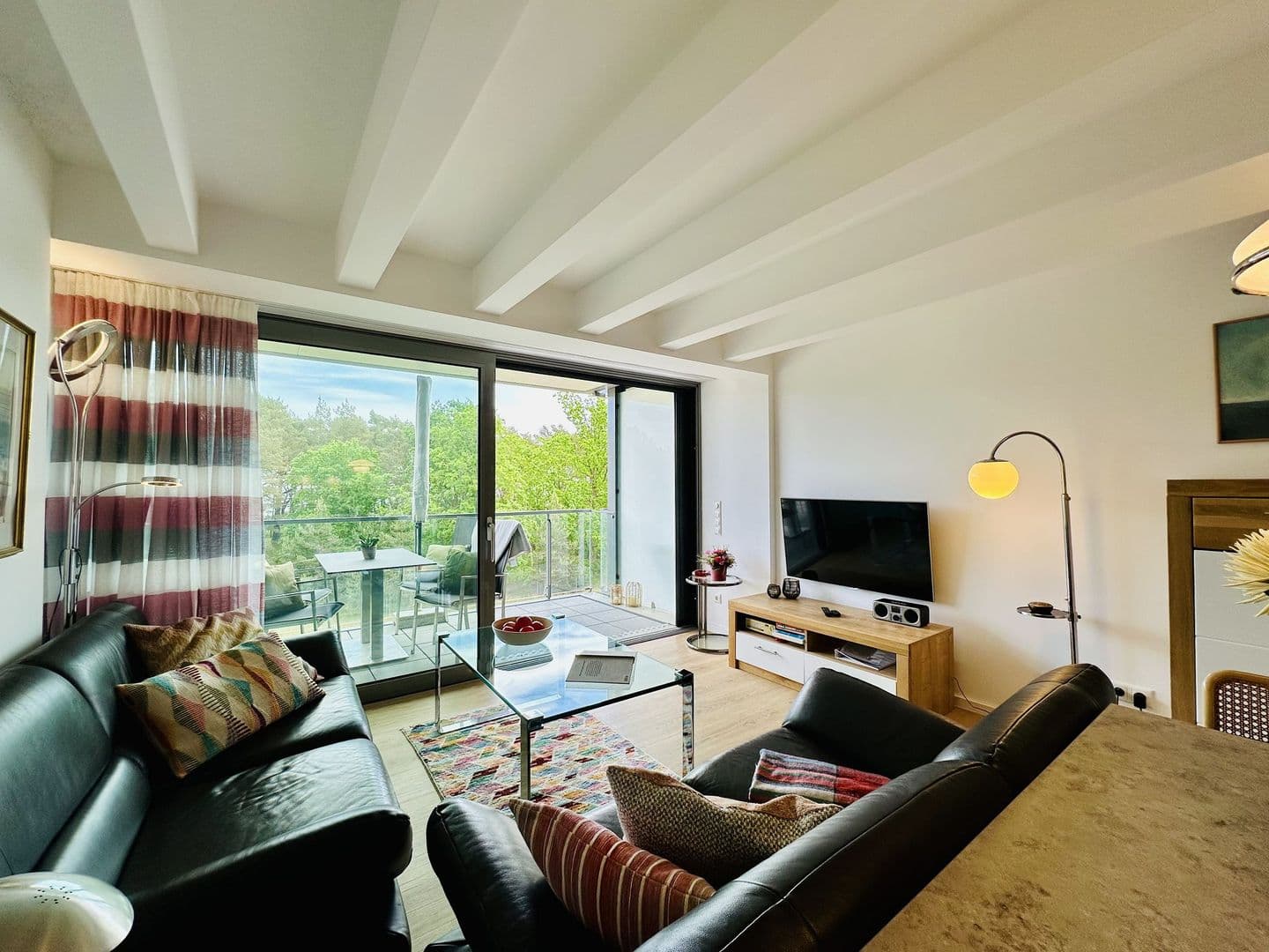 Ferienwohnung Kiek in im Haus Wittow Prora in Prora – Wohnzimmer