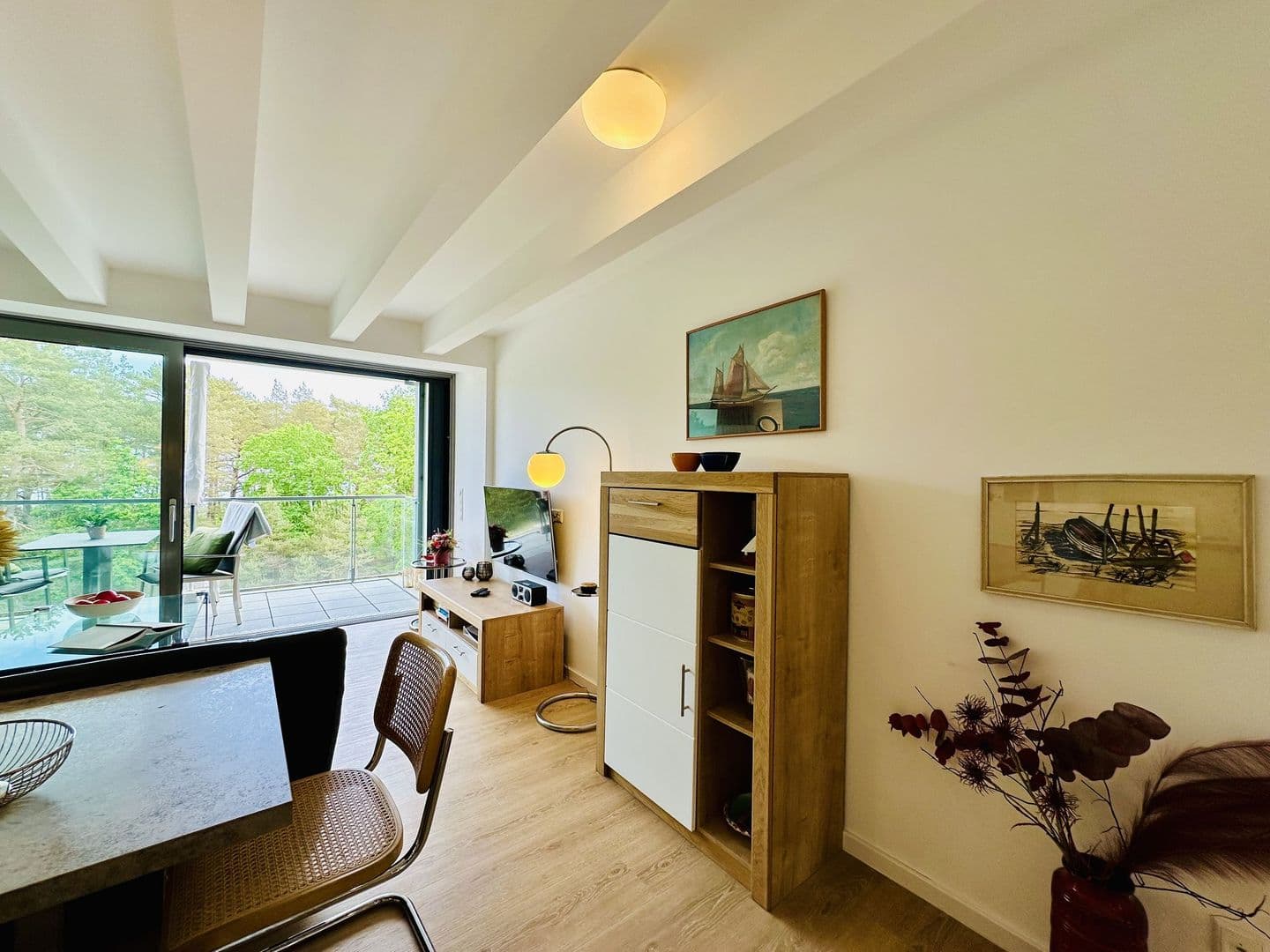 Ferienwohnung Kiek in im Haus Wittow Prora in Prora – Wohnzimmer