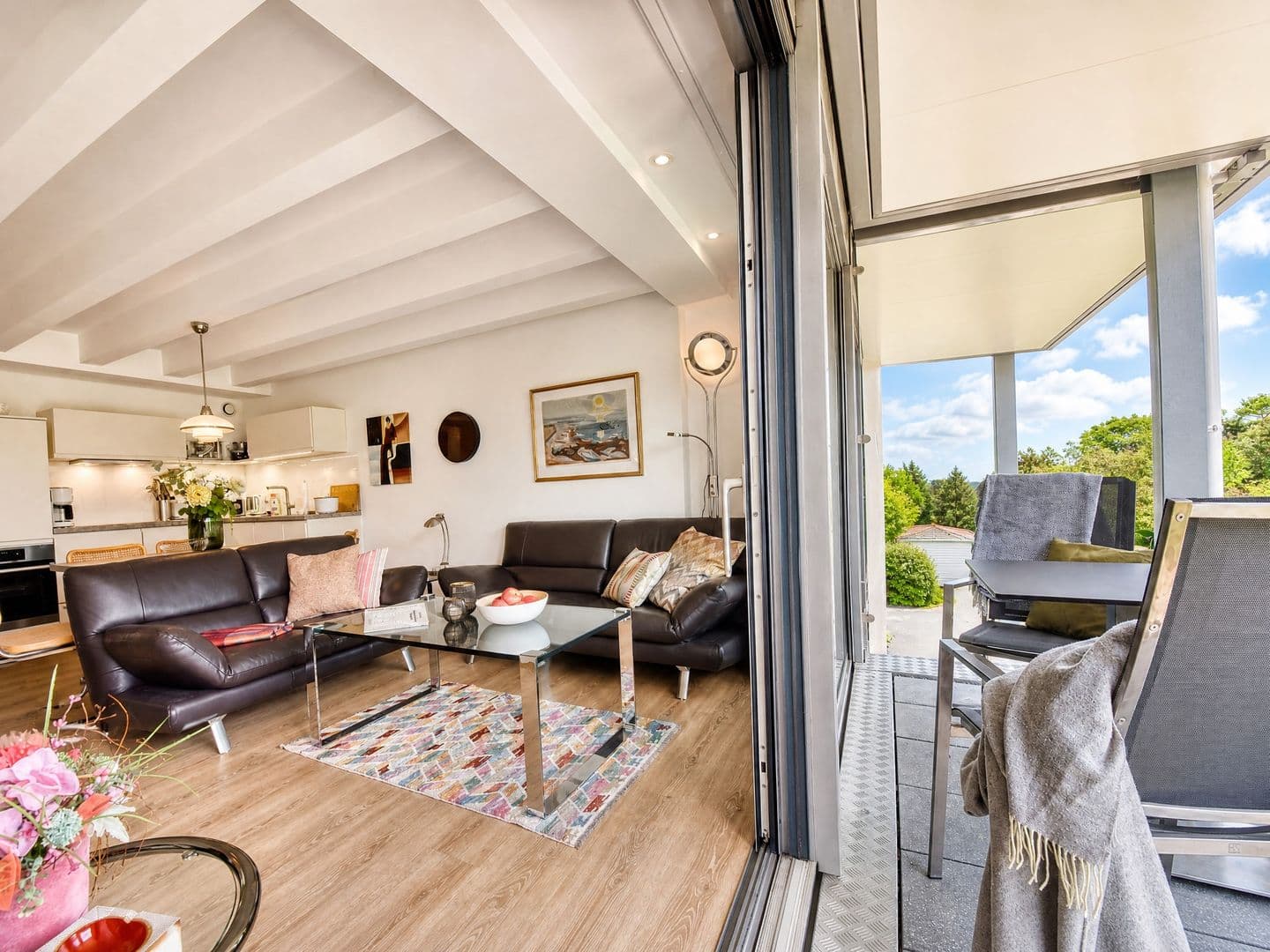 Ferienwohnung Kiek in im Haus Wittow Prora in Prora – Wohnzimmer