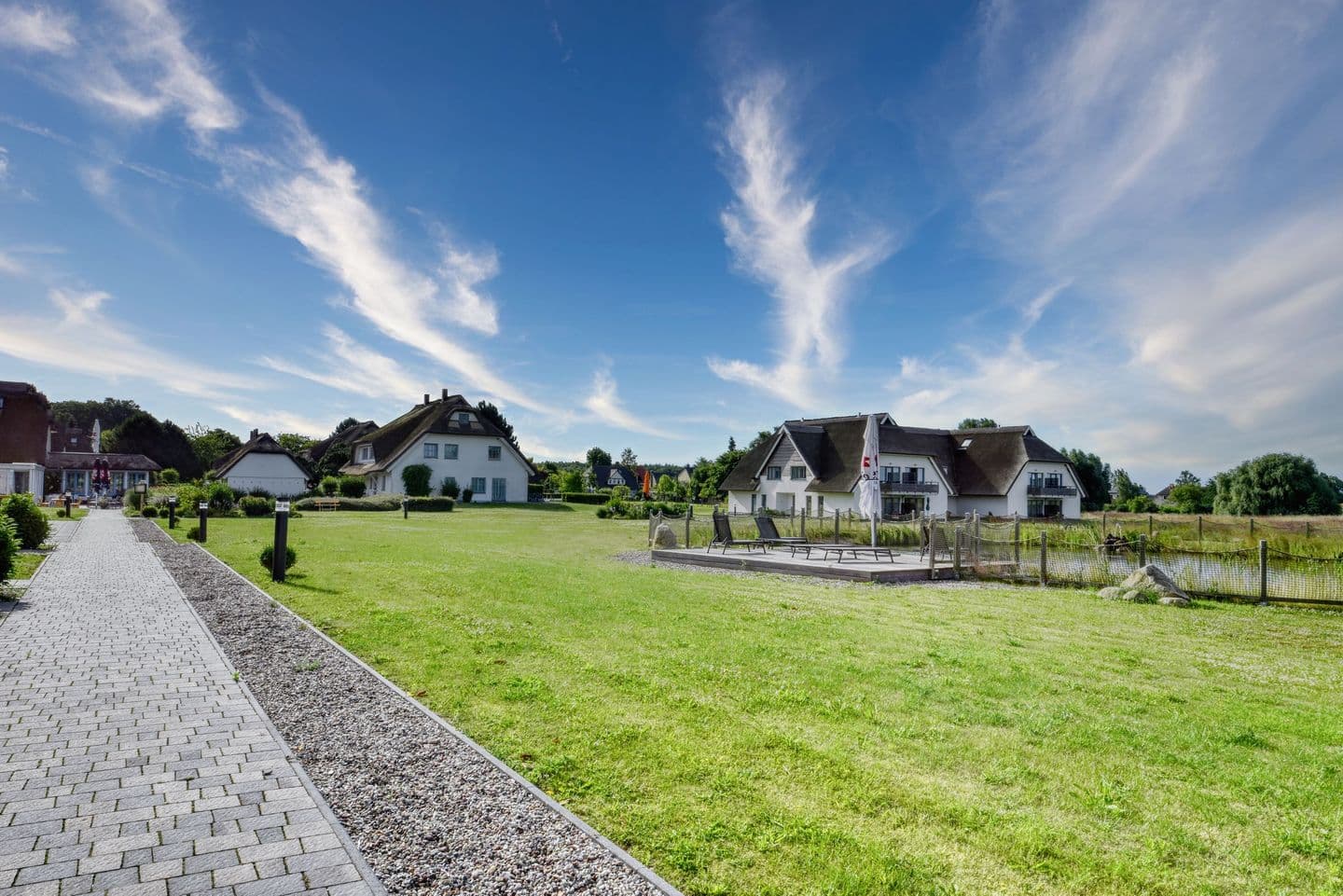 Ferienwohnung Kleiber 21: 31-m²-Studio mit Balkon im Wreecher Idyll in Wreechen – Nachbarschaft