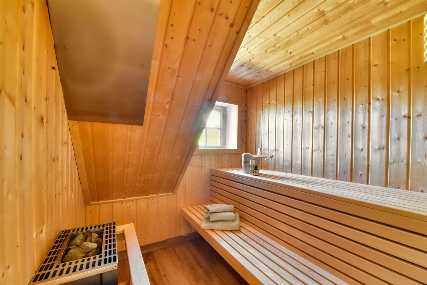 Ferienwohnung Kleines Sanddorn 26 Feriendorf Klein Stresow Rügen in Klein Stresow – Sauna