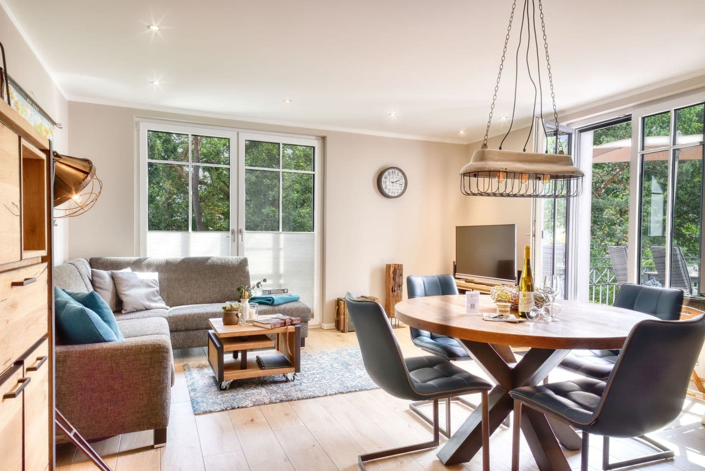 Ferienwohnung Lotsenbude 9 Villa Sofie Binz in Binz – Wohnzimmer