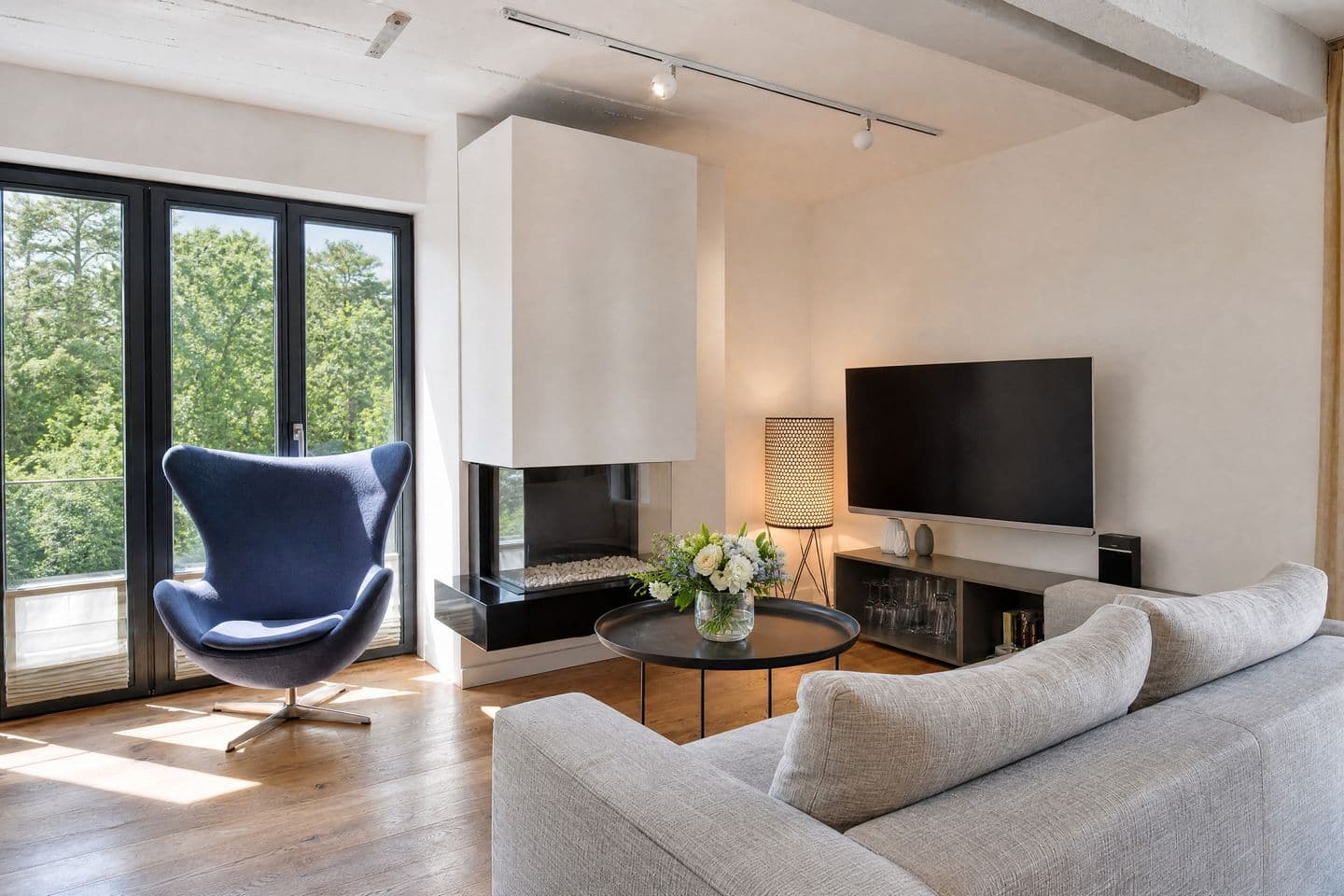 Ferienwohnung Lotsenloft 16 im Haus Düne 7 in Prora – Wohnzimmer