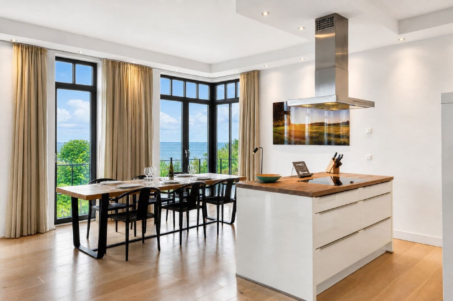 Ferienwohnung Luxus Apartment Küstenblick Sellin in Sellin – Küche