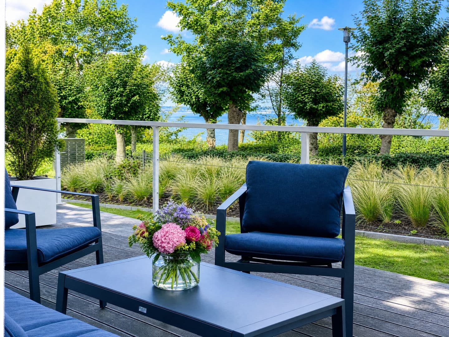 Ferienwohnung Luxus Apartment Küstenblick Sellin in Sellin – Terrasse