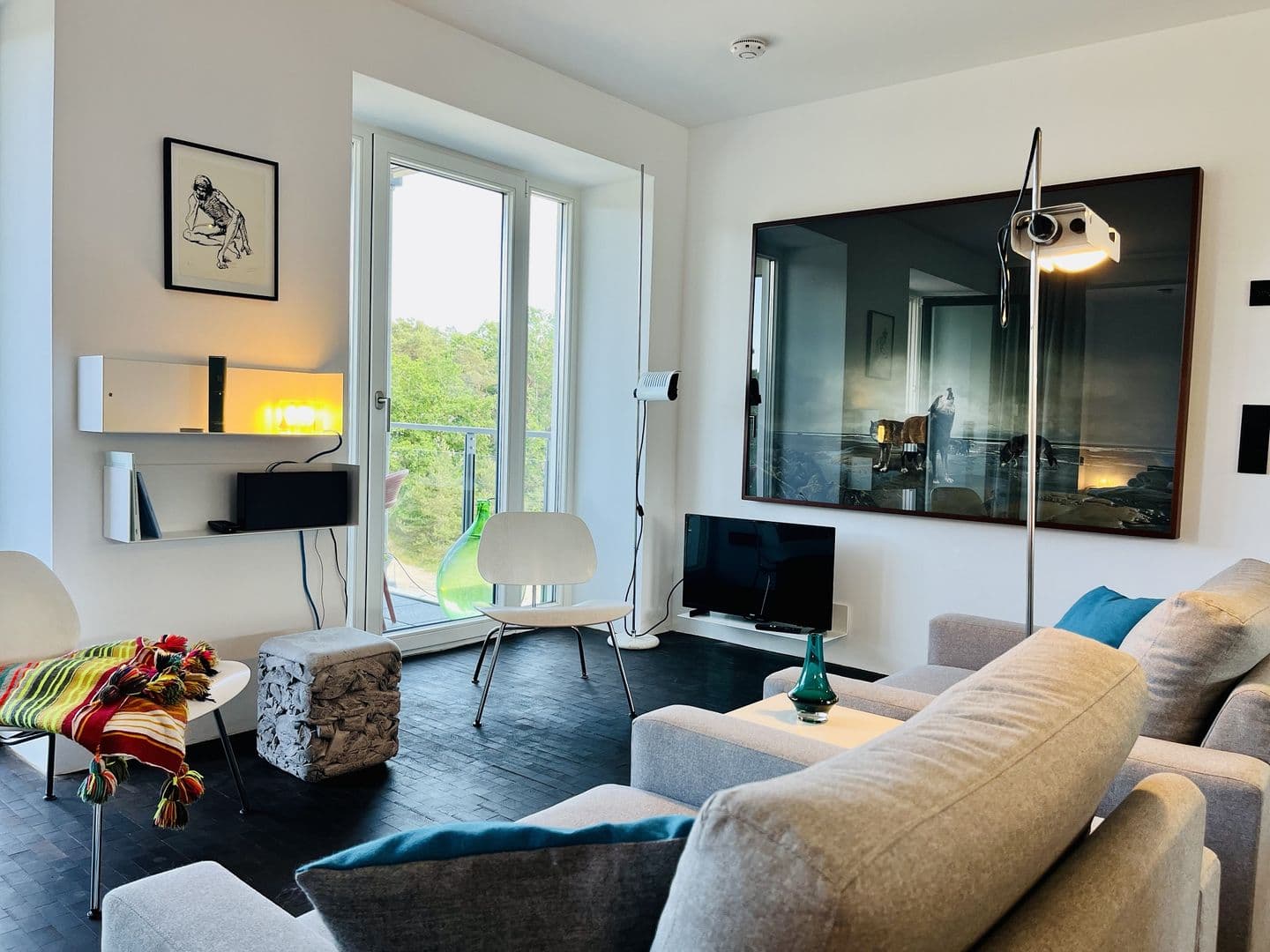 Ferienwohnung Marepineta im Haus Zudar Prora in Prora – Wohnzimmer