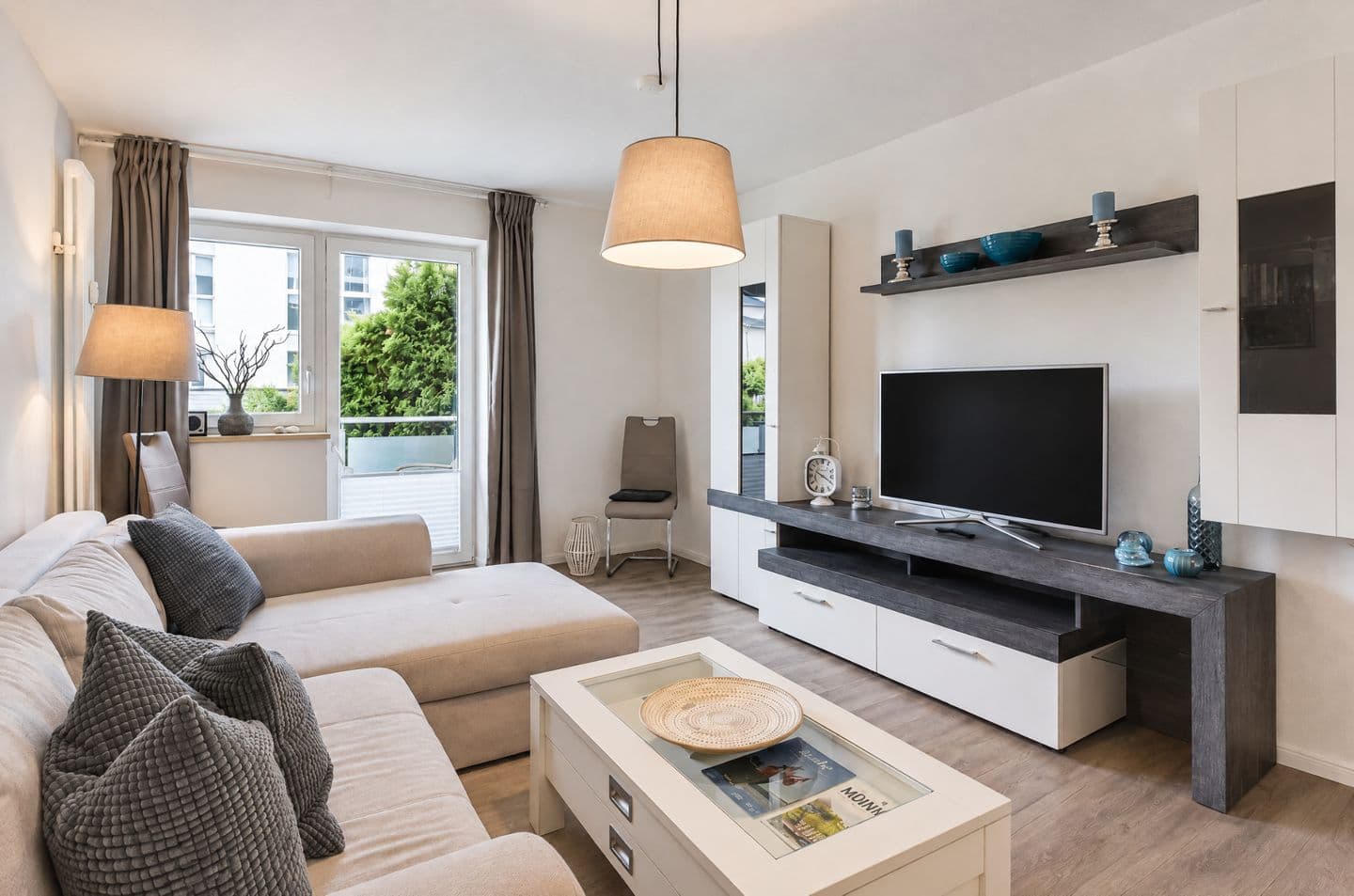 Ferienwohnung Maritimus 7 Haus Strandbummler Baabe in Baabe – Wohnzimmer