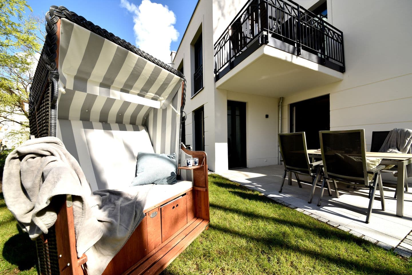 Ferienwohnung Meer Urlaub 4 Villa Sofie Binz in Binz – Terrasse