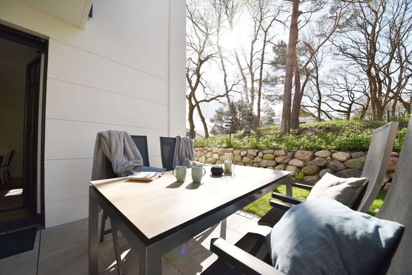 Ferienwohnung Meer Urlaub 4 Villa Sofie Binz in Binz – Terrasse