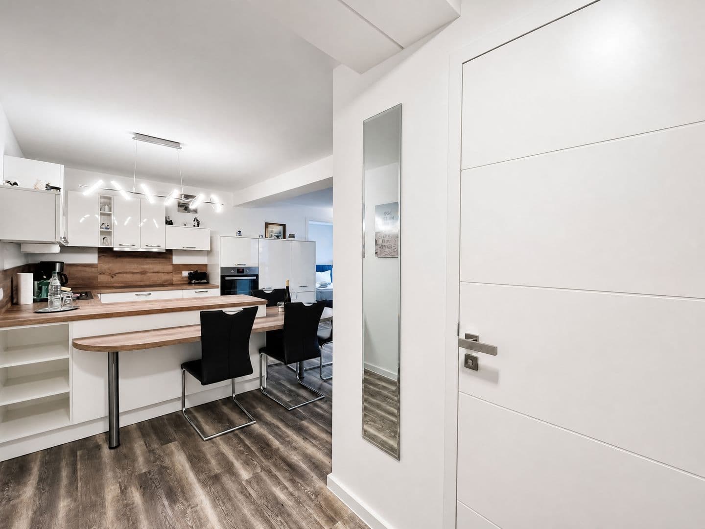 Ferienwohnung Meeresblick Haus Granitz in Prora in Prora – Küche