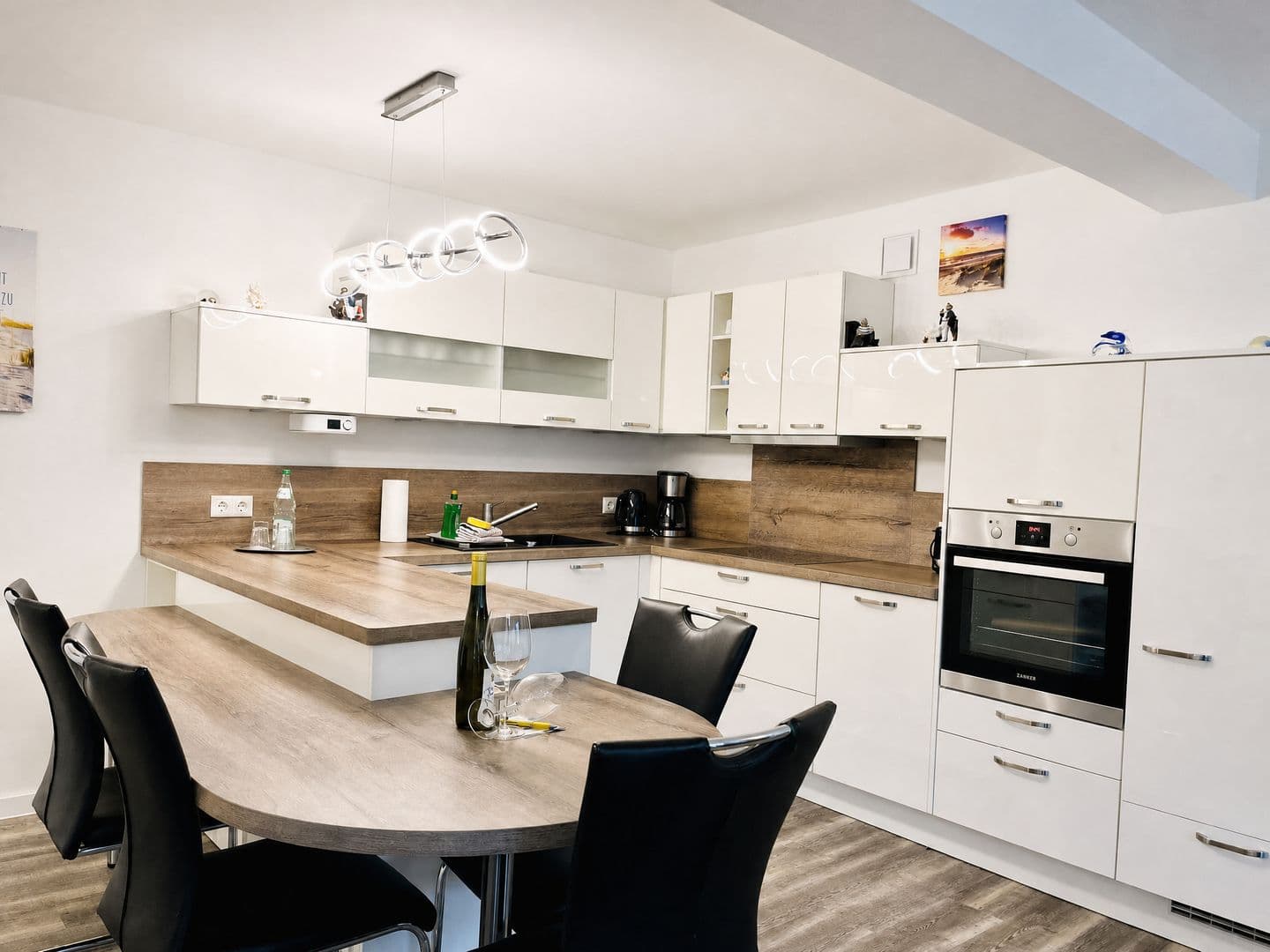 Ferienwohnung Meeresblick Haus Granitz in Prora in Prora – Küche