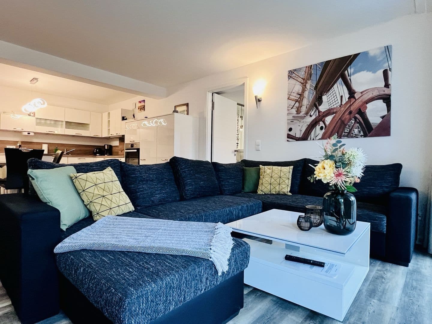 Ferienwohnung Meeresblick Haus Granitz in Prora in Prora – Wohnzimmer