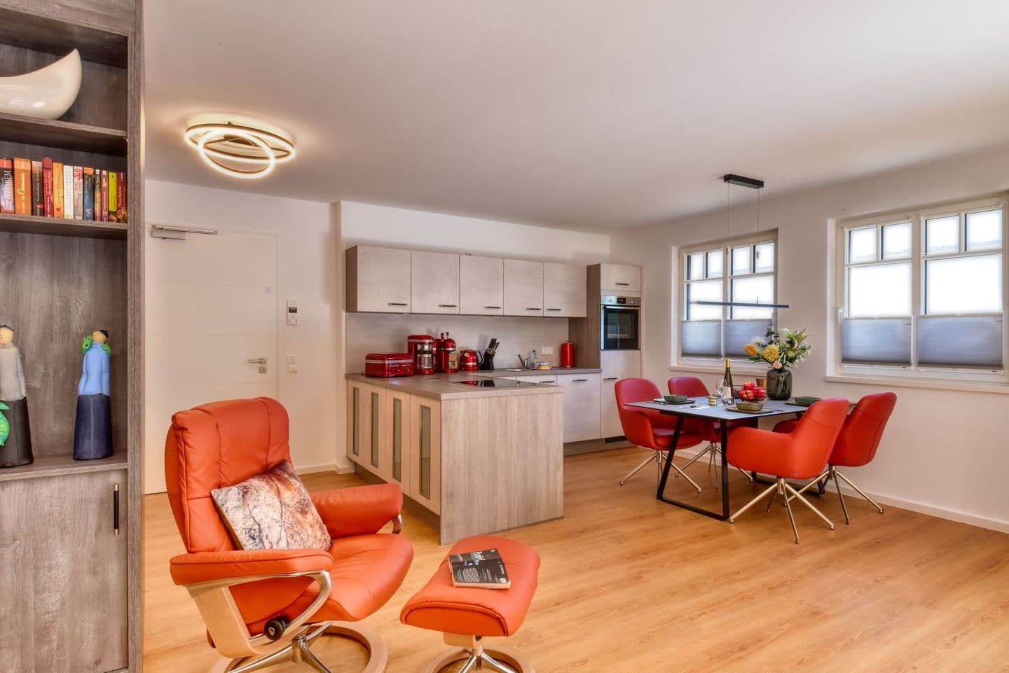 Ferienwohnung Meereslauschen in der Villa Beatrice in Binz – Wohnzimmer