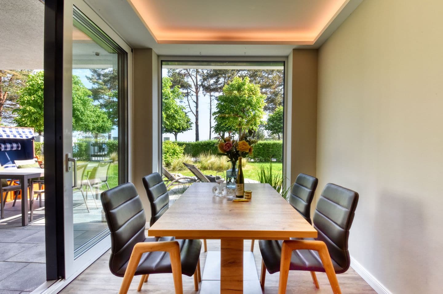 Ferienwohnung Meeresrauschen 02 Villa Vogue Binz in Binz – Schlafzimmer