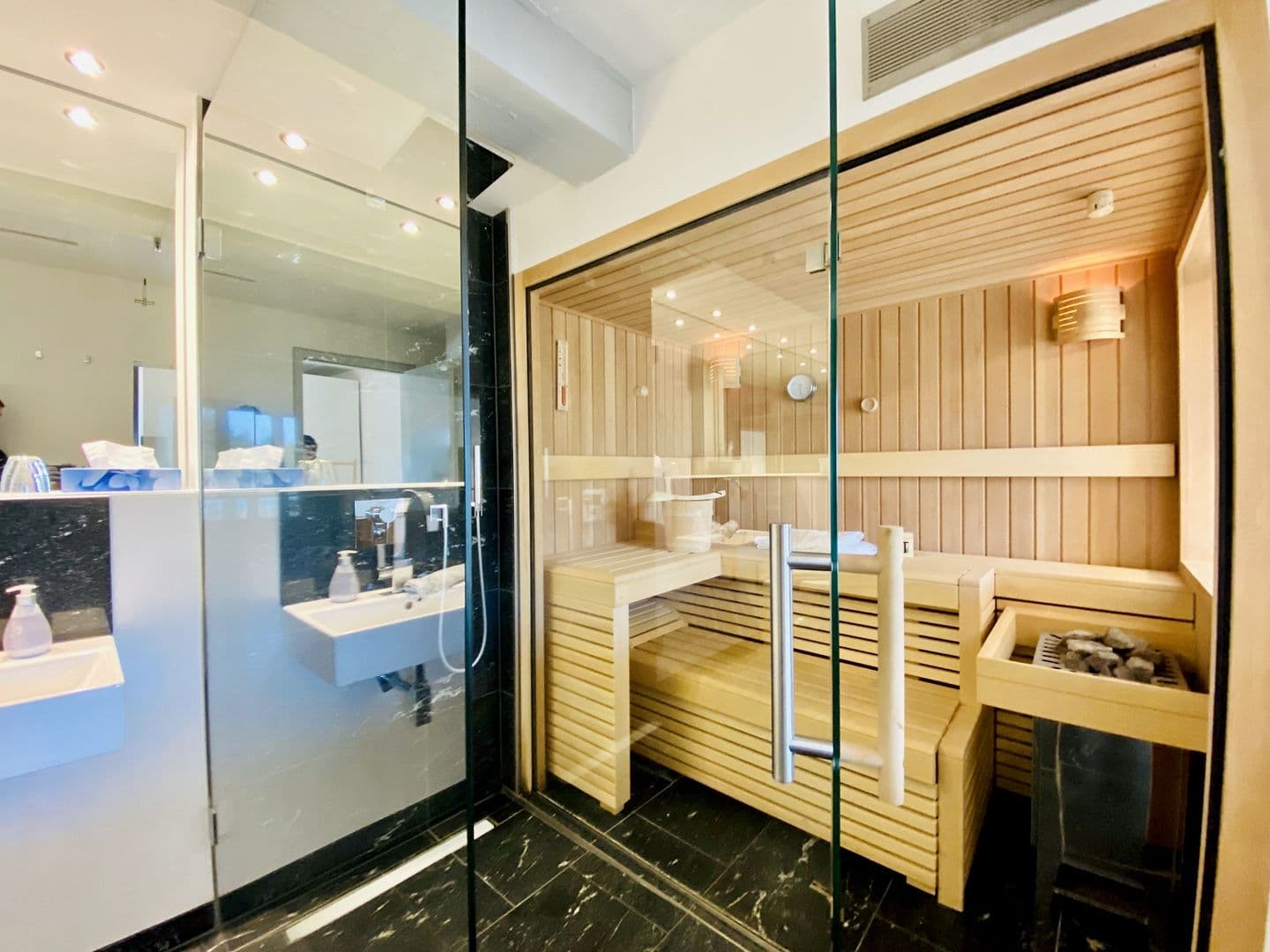 Ferienwohnung Meerloft 13 im Haus Düne 7 Prora in Prora – Sauna