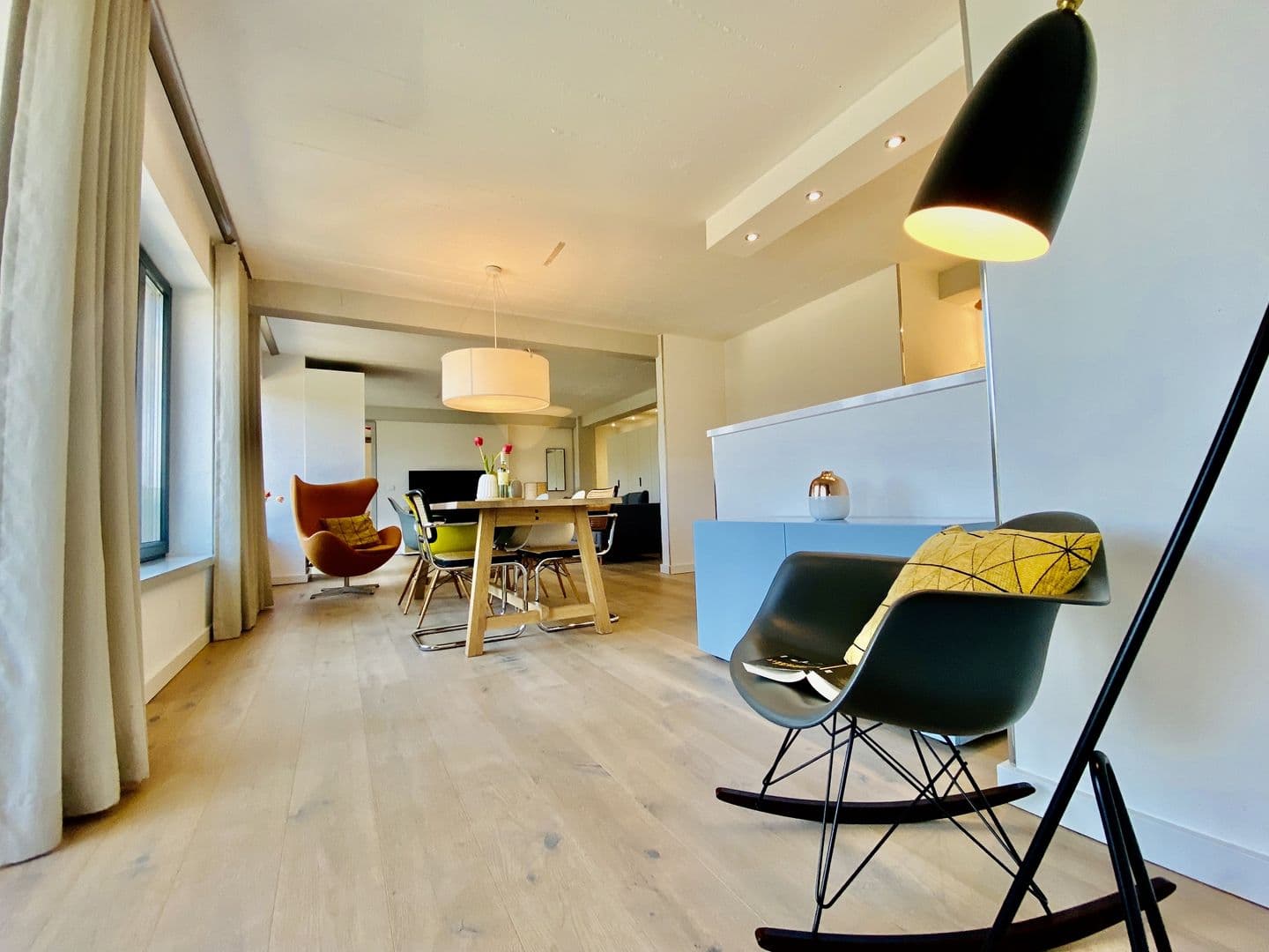 Ferienwohnung Meerloft 13 im Haus Düne 7 Prora in Prora – Wohnzimmer