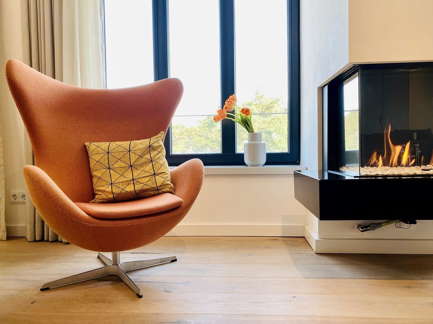 Ferienwohnung Meerloft 13 im Haus Düne 7 Prora in Prora – Wohnzimmer