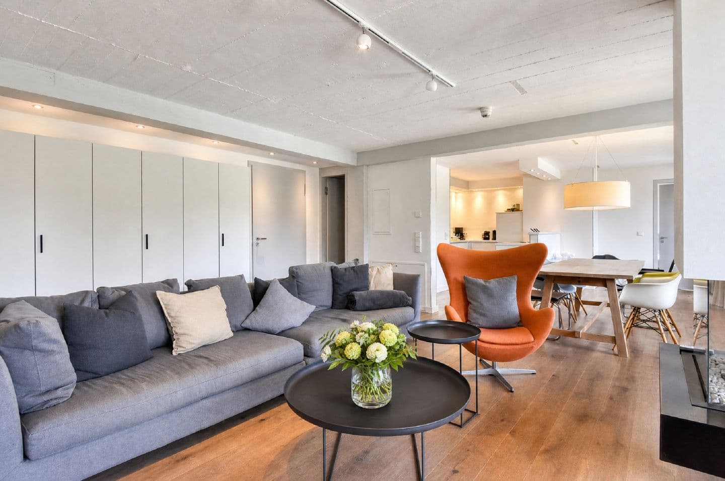 Ferienwohnung Meerloft 13 im Haus Düne 7 Prora in Prora – Wohnzimmer