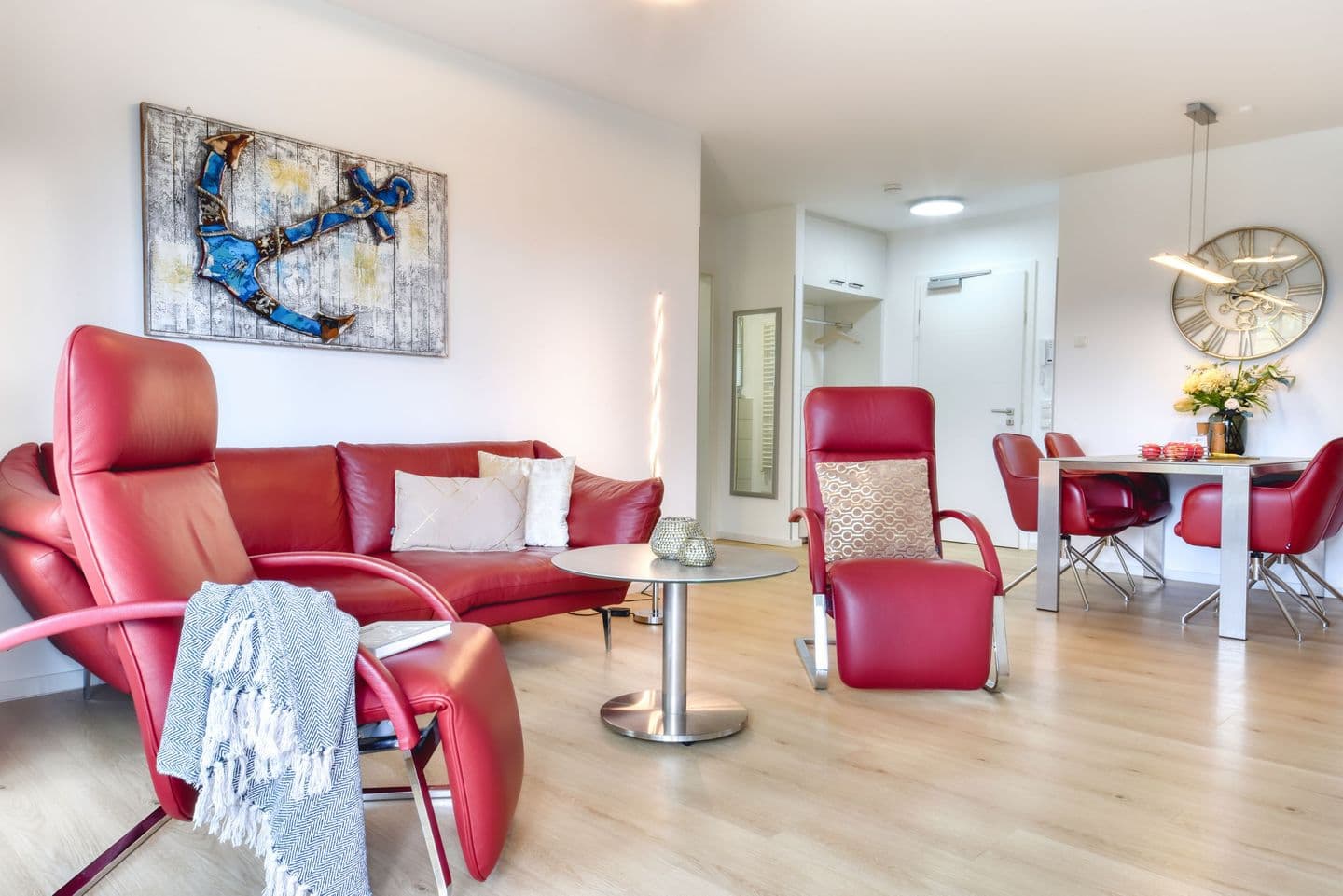 Ferienwohnung Meerzeit 5 in der Villa Düne Binz in Binz – Wohnzimmer