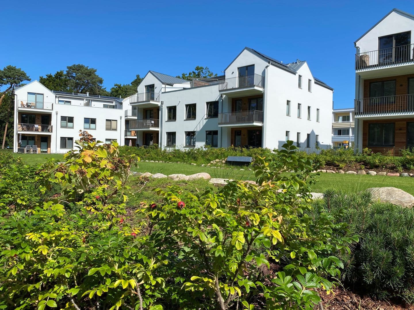 Ferienwohnung Meerzeit Parkvillen 11 Carlota und Candela Baabe in Baabe – Vogelperspektive