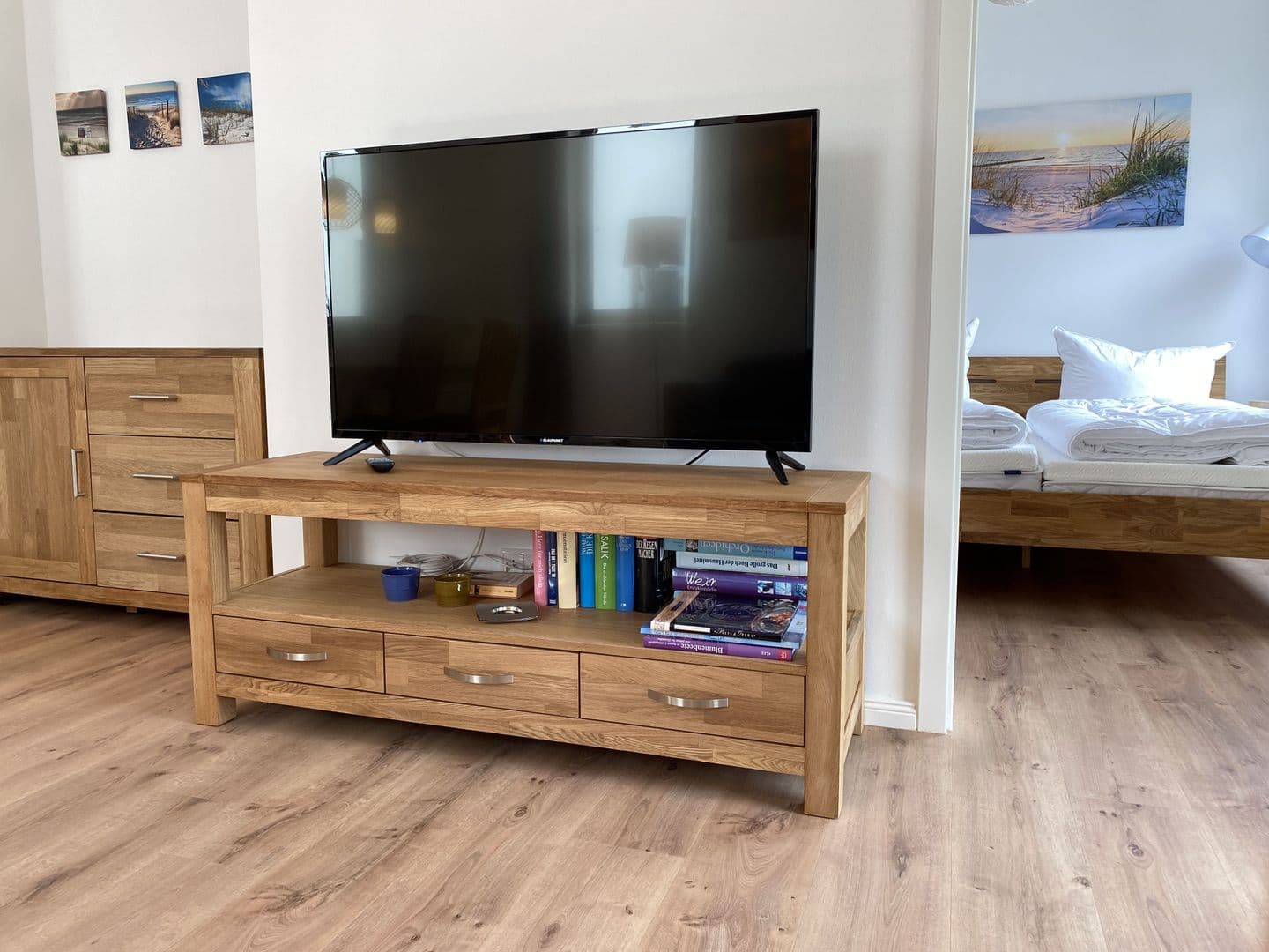 Ferienwohnung Meerzeit Parkvillen 11 Carlota und Candela Baabe in Baabe – Wohnzimmer