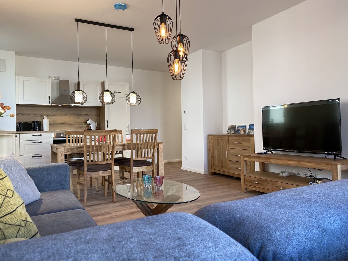 Ferienwohnung Meerzeit Parkvillen 11 Carlota und Candela Baabe in Baabe – Wohnzimmer