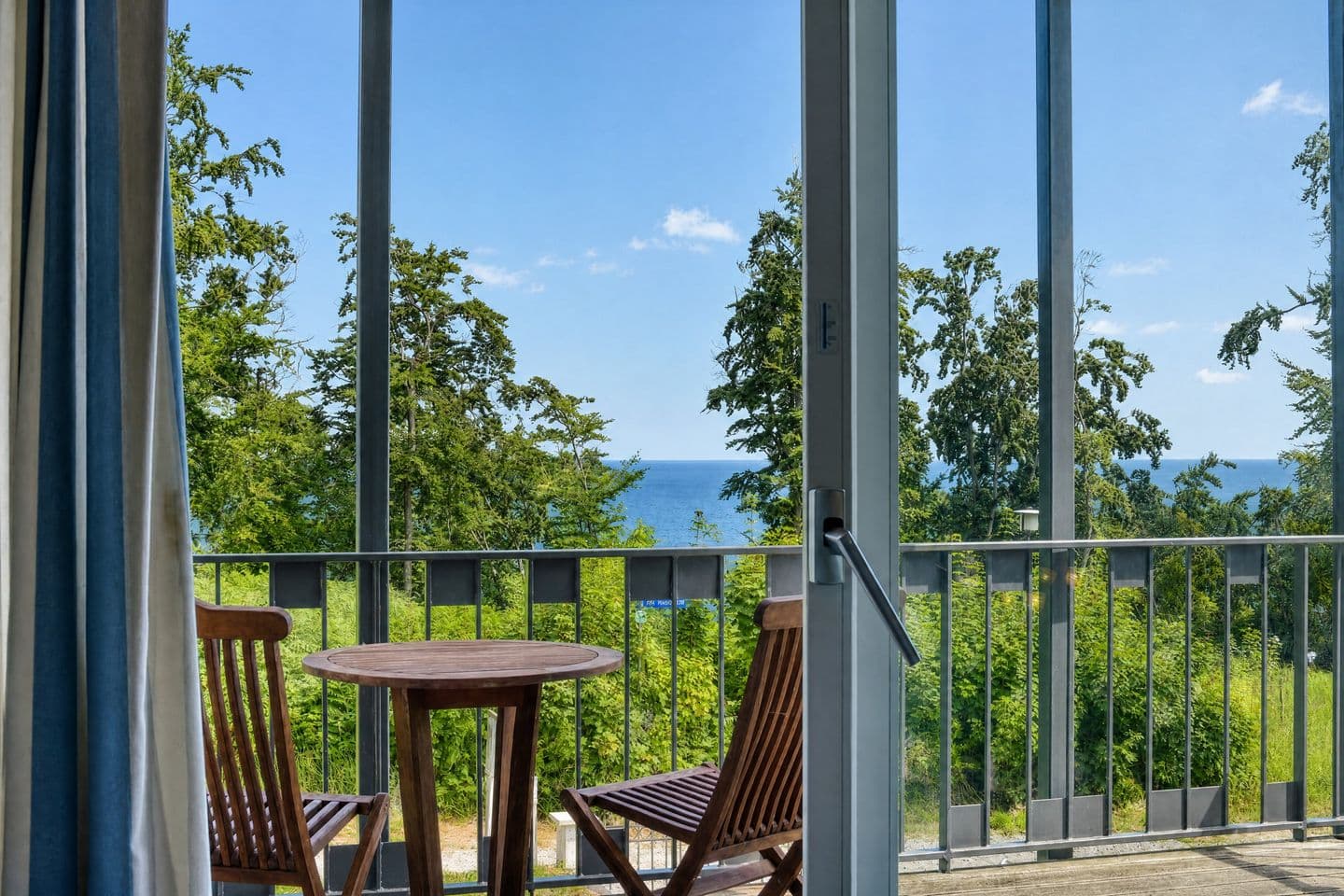 Ferienwohnung Muschel in der Villa Rex Sellin in Sellin – Terrasse