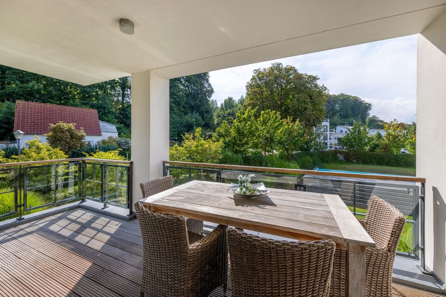 Ferienwohnung Nachtigall 13 in Villa Augustine Binz in Binz – Balkon