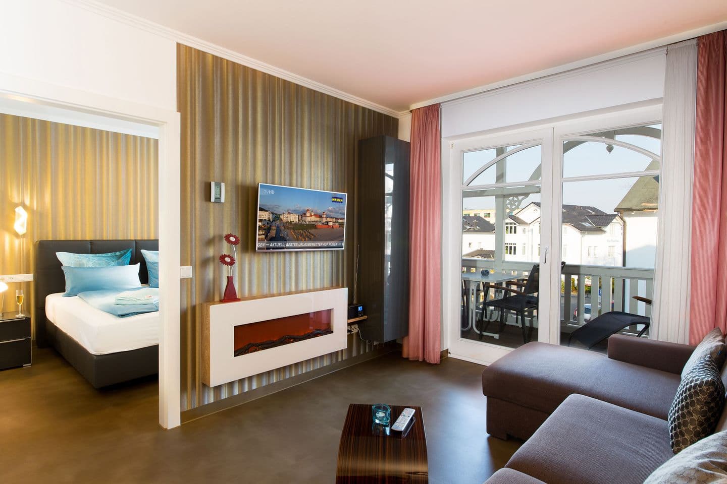 Ferienwohnung Ostseeglück 626 Villa Seeadler Binz in Binz – Wohnzimmer