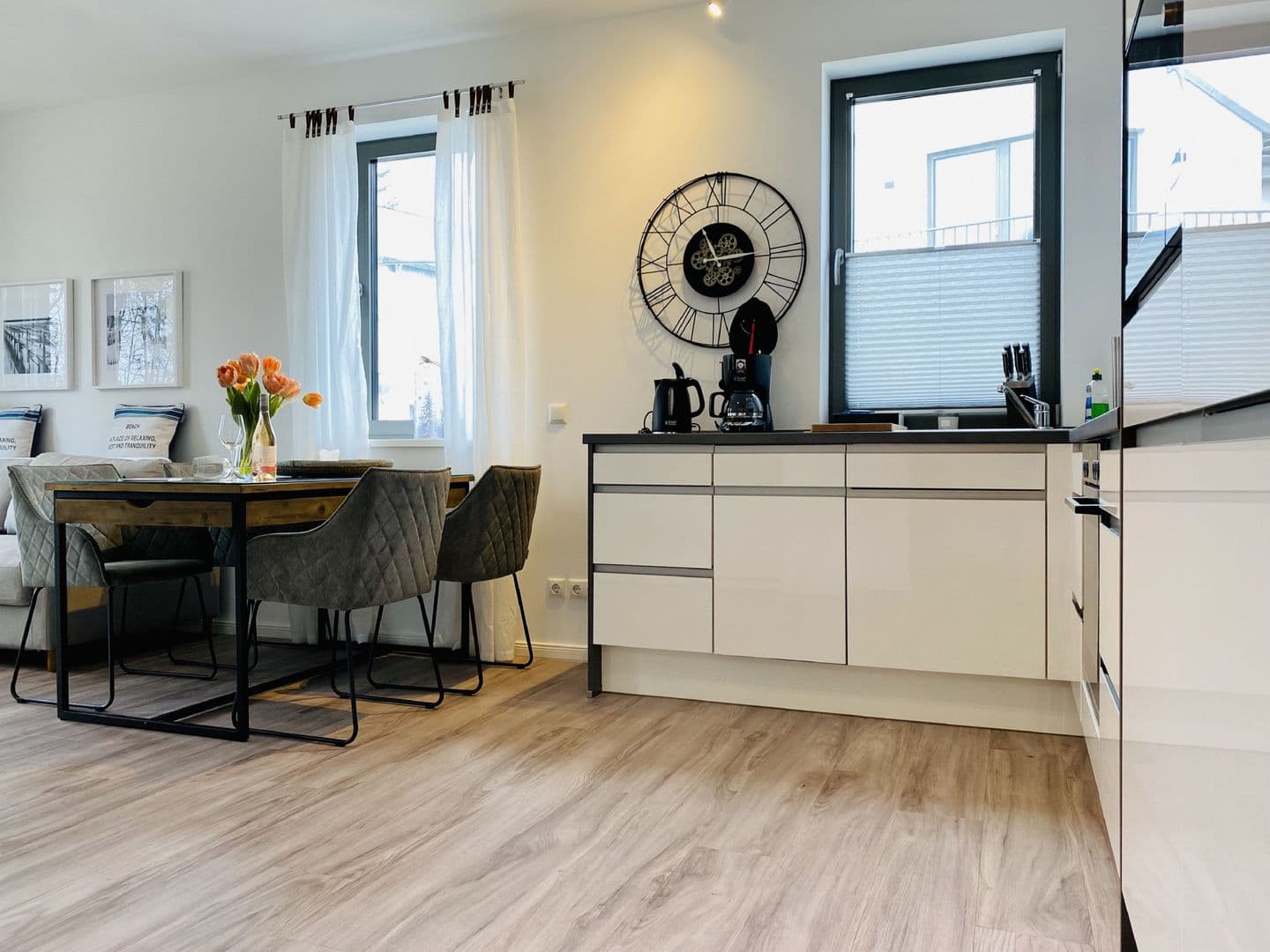 Ferienwohnung Ostseeliebe 17 Parkvillen Carlota und Candela Baabe in Baabe – Küche