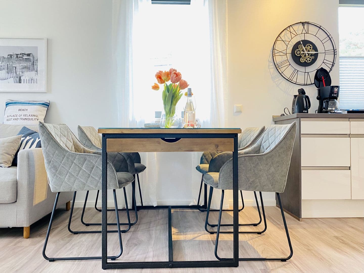 Ferienwohnung Ostseeliebe 17 Parkvillen Carlota und Candela Baabe in Baabe – Wohnzimmer