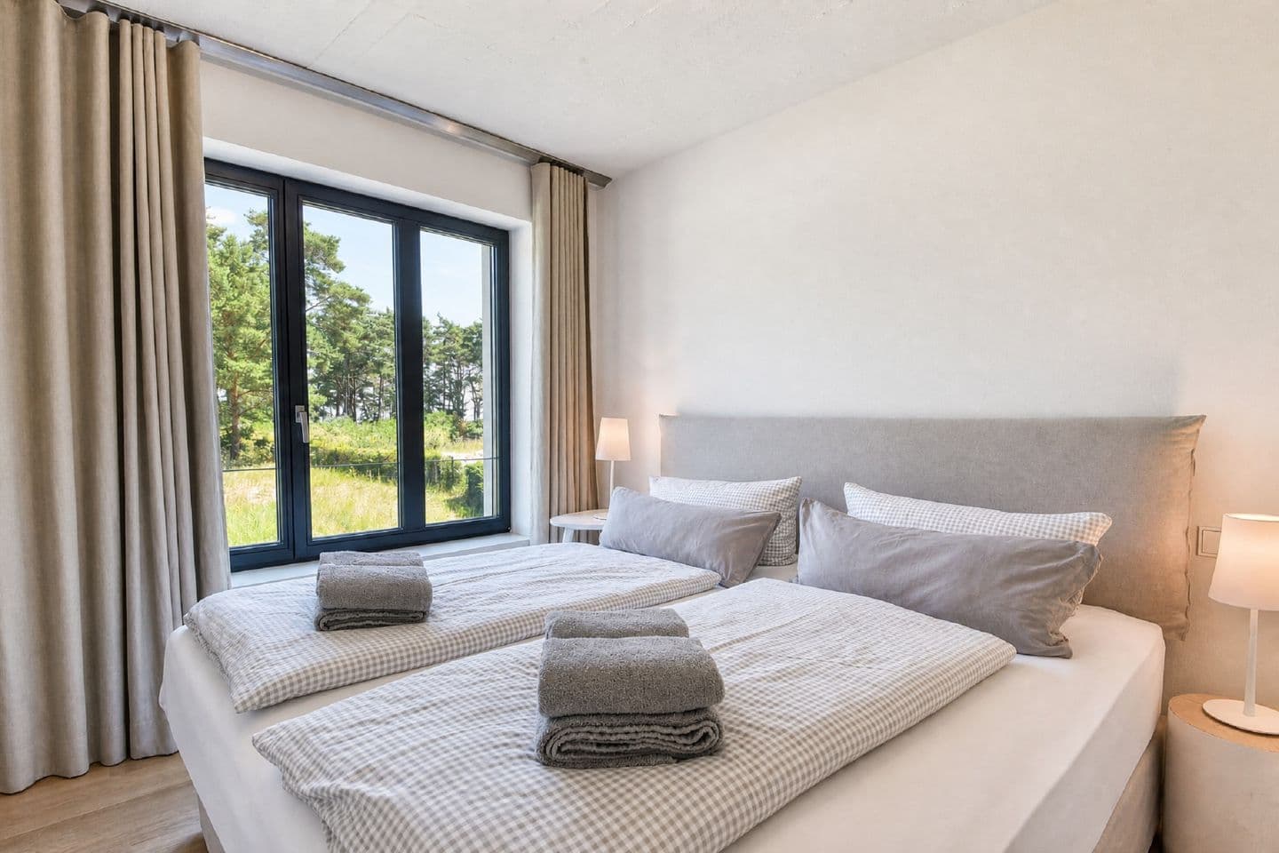 Ferienwohnung Ostseeloft 5 im Haus Prora Düne 7 in Prora – Schlafzimmer