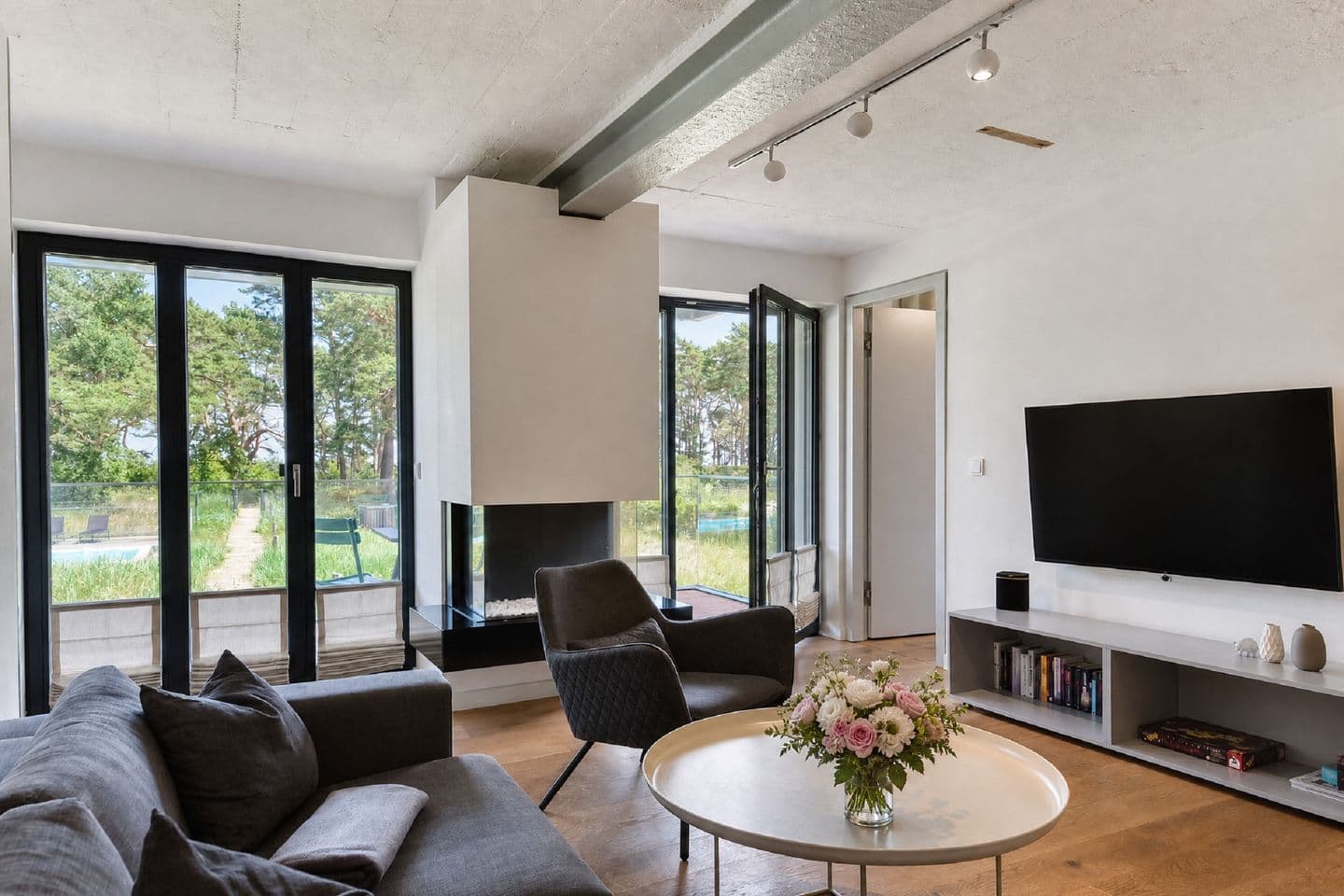 Ferienwohnung Ostseeloft 5 im Haus Prora Düne 7 in Prora – Wohnzimmer