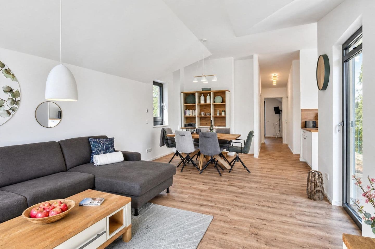 Ferienwohnung Ostseewind 10 Parkvillen Carlota und Candela Baabe in Baabe – Wohnzimmer