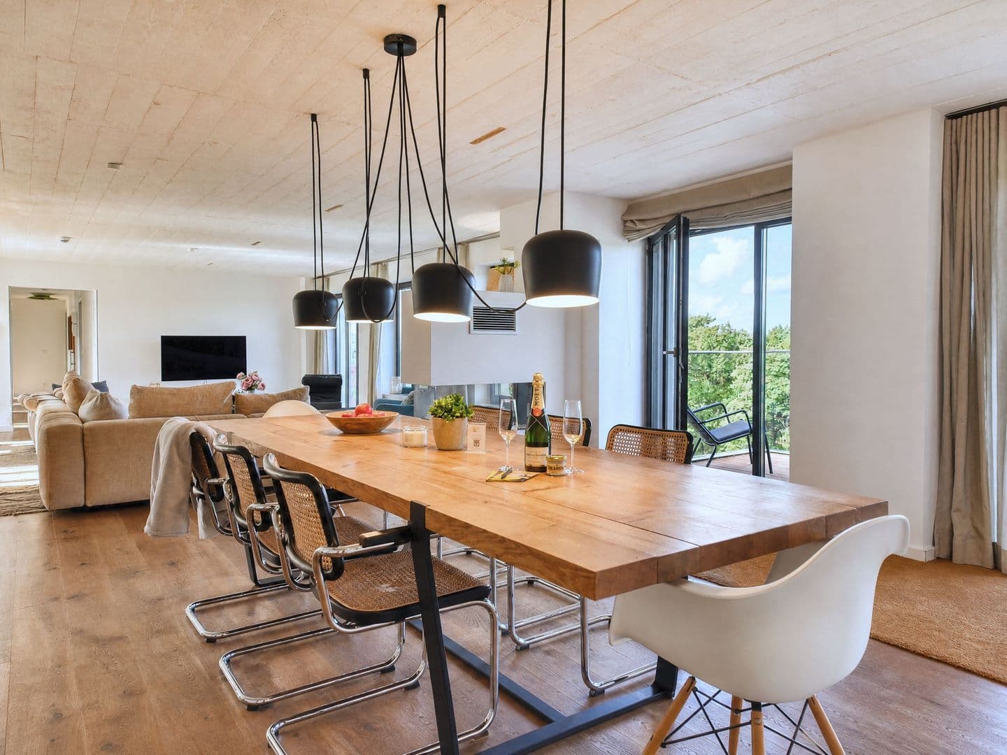 Ferienwohnung Penthouse 17 im Haus Düne 7 Prora in Prora – Wohnzimmer