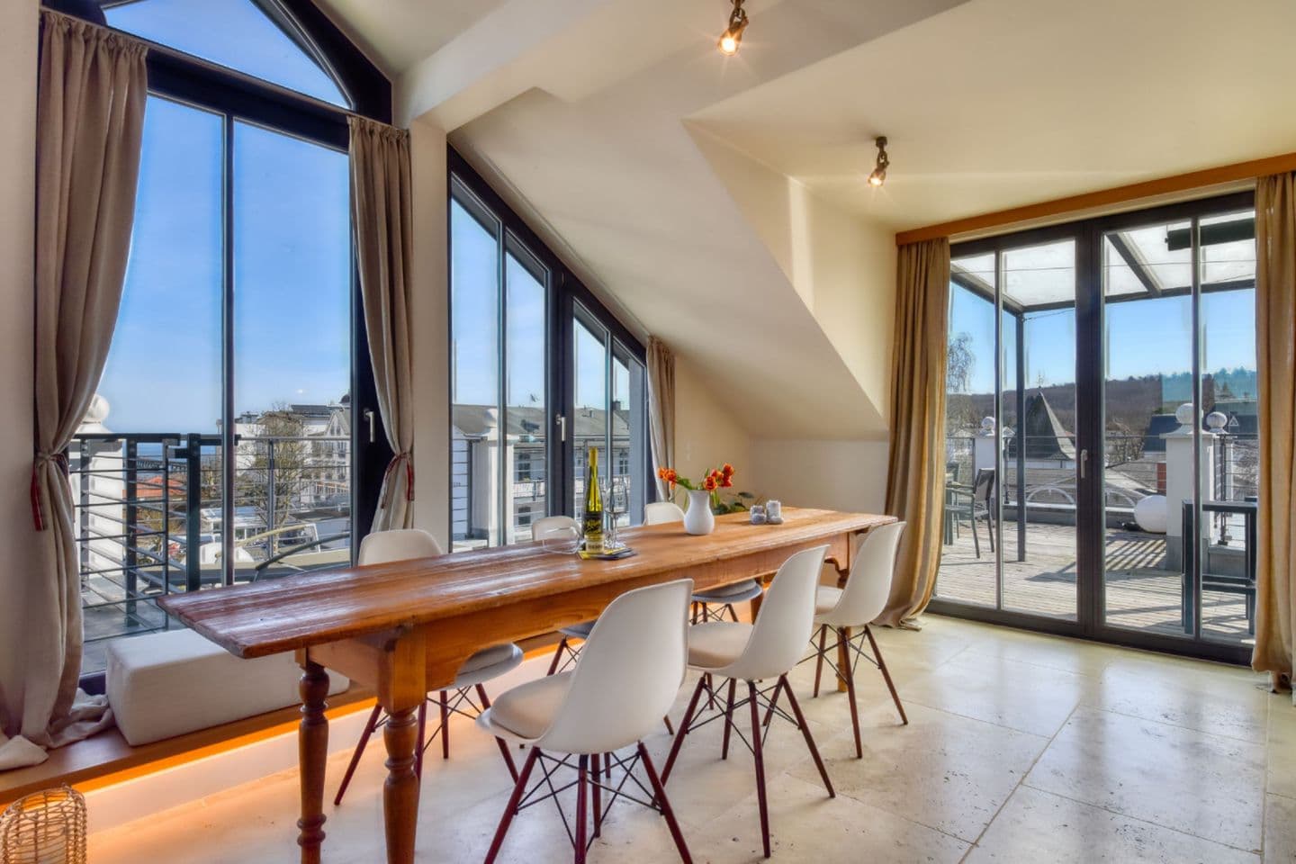 Ferienwohnung Penthouse 7 / Villa Martha Binz in Binz – Wohnzimmer