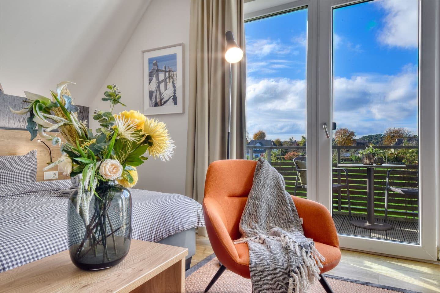 Ferienwohnung Pfeifente 36 im Wreecher Idyll Rügen in Wreechen – Wohnzimmer