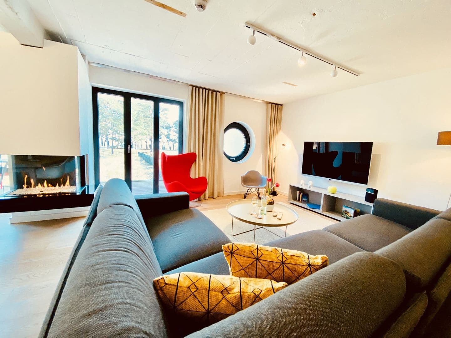 Ferienwohnung Proraloft 6 im Haus Prora Düne 7 in Prora – Wohnzimmer