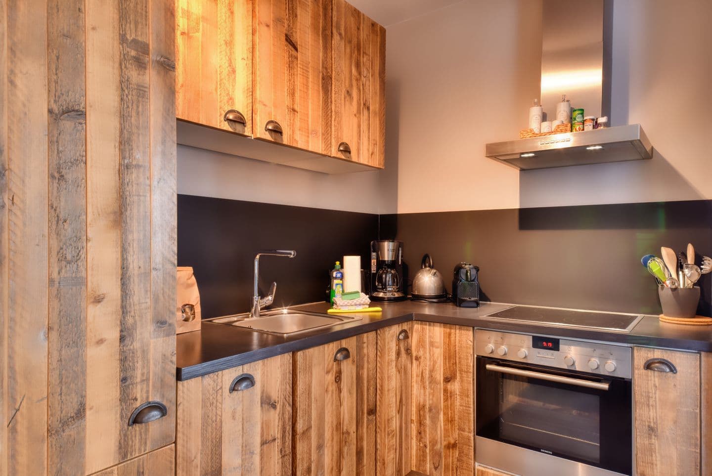 Ferienwohnung Reetkoje 2 in der Villa Martha Binz in Binz – Küche