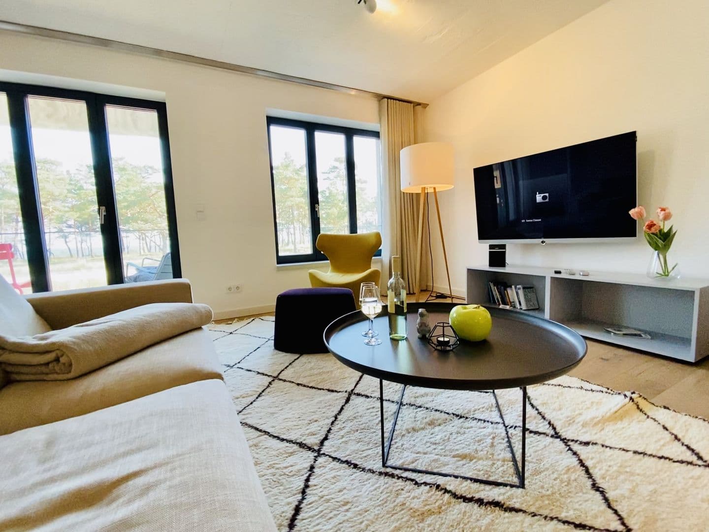 Ferienwohnung Rügenloft 4 im Haus Prora Düne 7 in Prora – Wohnzimmer