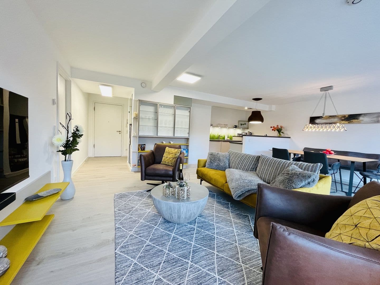 Ferienwohnung Ruhepol im Haus Zudar Prora in Prora – Wohnzimmer