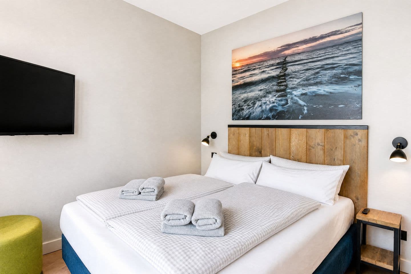 Ferienwohnung Sandbank 6 in der Villa Martha Binz in Binz – Schlafzimmer