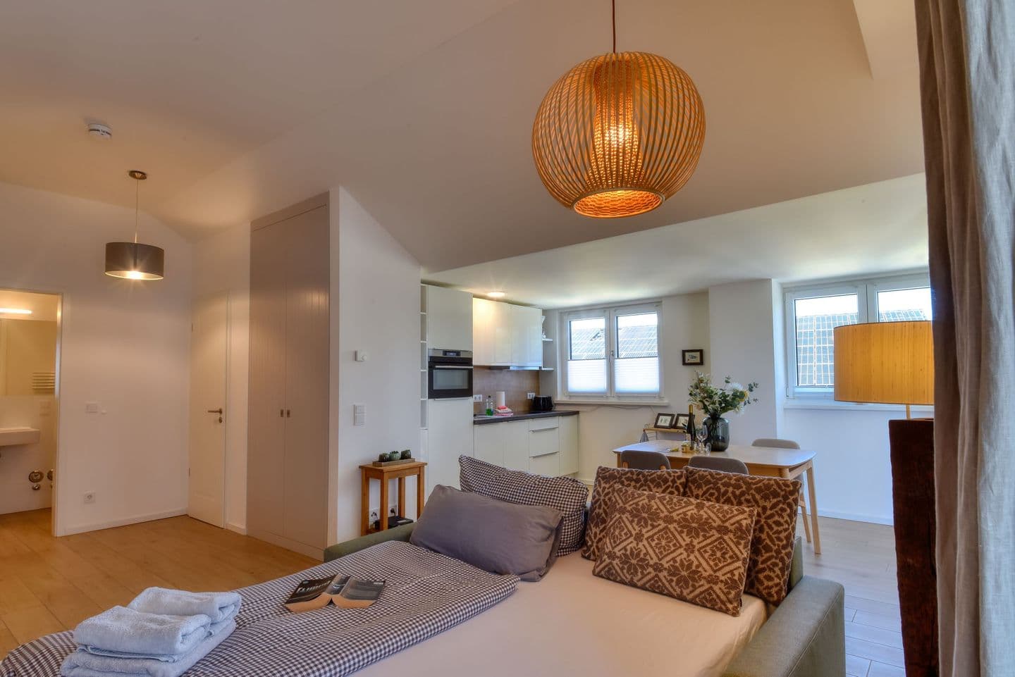 Ferienwohnung Sandkastenliebe 15 in der Villa Sofie Binz in Binz – Wohnzimmer